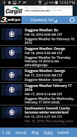screenshot of WKYC Weather