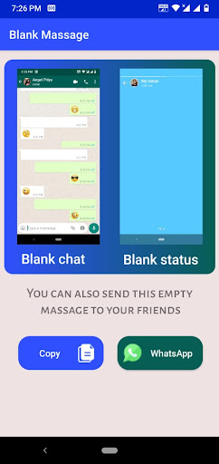 Blank Messenger - Empty text Screen 3