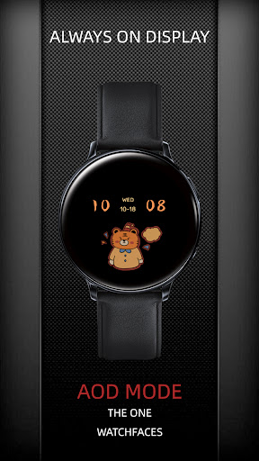 Funny Little Tiger For Wear OS Screen 3
