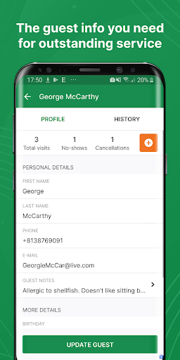 Eat App Manager Screen 3
