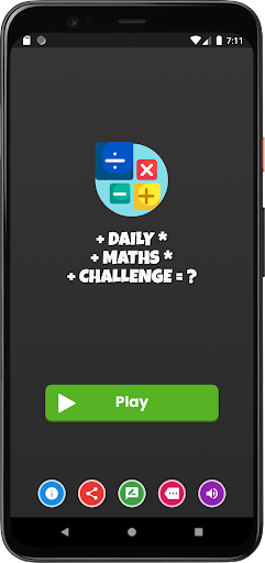 Android application Math Games - Maths Challenges screenshort