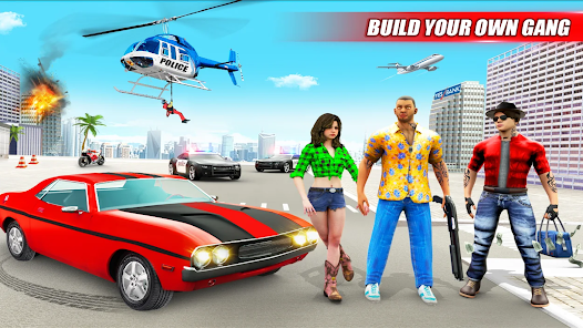 City Gangster Crime Sim APK-MOD(Unlimited Money Download) screenshots 1