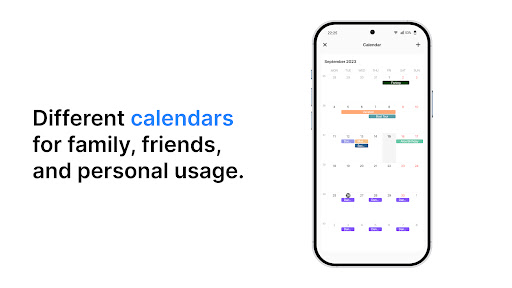 Android application Etlinn: Shared Calendars screenshort