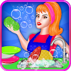 女孩洗碗游戏：家庭厨房清理 1.0.7