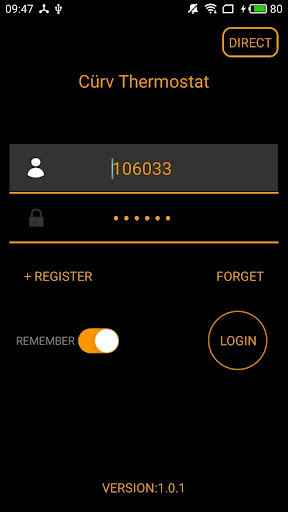 Cürv Thermostat Screen 2