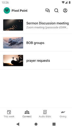 Pivot Point Church Screen 2