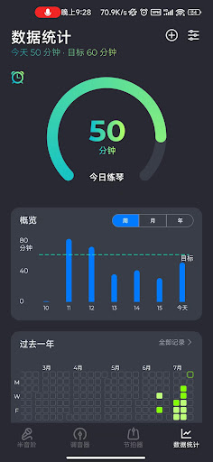 Android application Guitar Tuner & Metronome screenshort