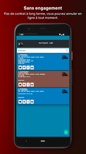 Android application LogiX screenshort