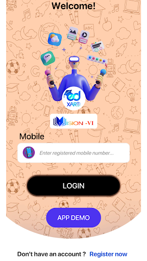 Android application EdXAR’s Vision VI screenshort