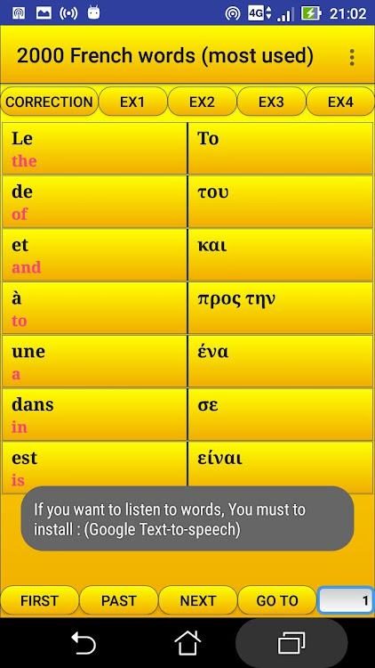 2000 French Words (most used) - 15 - (Android)
