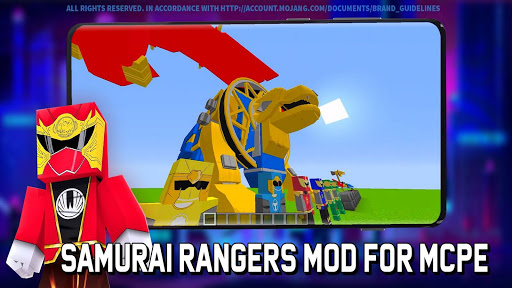 Mod Power Rangers For MCPE