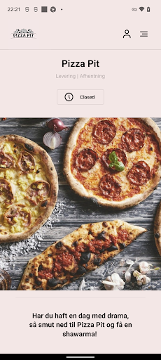 Android application Pizza Pit screenshort