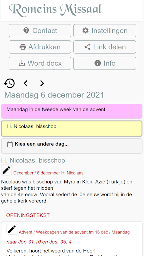 Android application Missaal screenshort