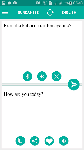 Sundanese English Translator Screen 2
