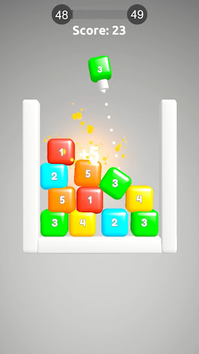 Android application Cube Merge! screenshort