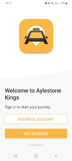 Android application Aylestone Kings Taxis screenshort