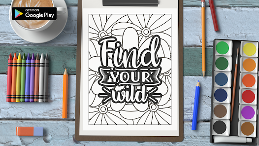Quotes Coloring Book Offline 1.0 APK + Мод (Unlimited money) за Android