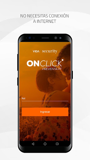 Android application OnClick Protección Familiar screenshort