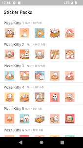 Pizza Kitty stickers