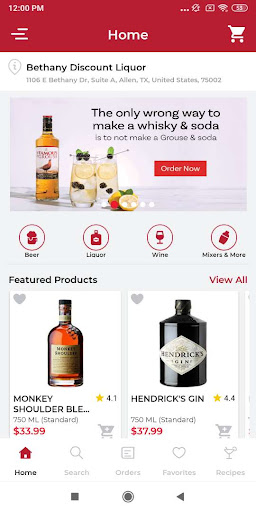 Android application Bethany Discount Liquor screenshort