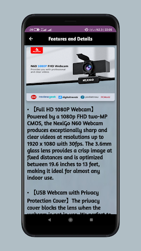nexigo n60 webcam guide Screen 2