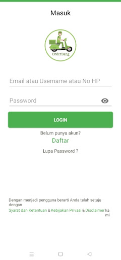OrderBang Screen 2