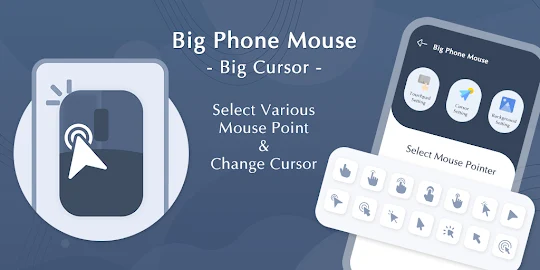 Big Phone Mouse - Big Cursor