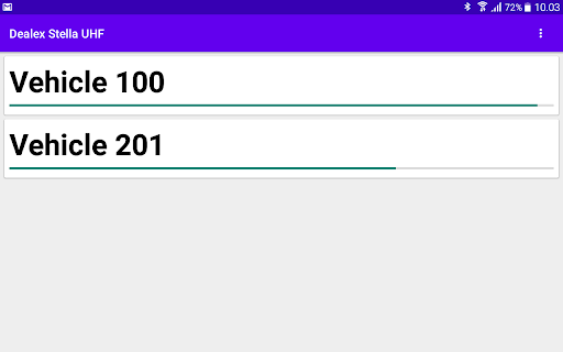 Android application Dealex Stella UHF screenshort