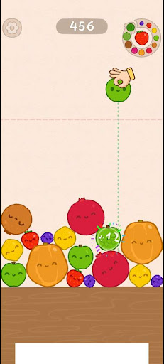 Android application Merge Fun: Drop Fruits screenshort