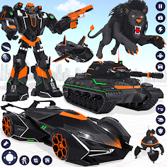 Muscle Car Robot Car Game - Screenshot 1
