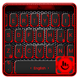 Black And Red Tech Keyboard Theme icon