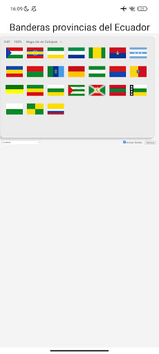 Android application Banderas Provincias Ecuador screenshort