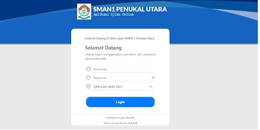 Android application Exam Client Smansapura screenshort