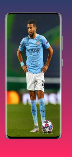 Riyad Mahrez 4k wallpaper Screen 2