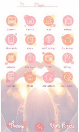 Cute Theme-Hand Heart- Screen 3