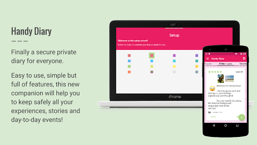 Diary with lock password