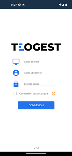 Android application Teogest screenshort