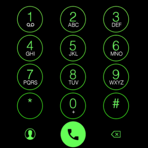 THEME i 8 GREEN B FOR EXDIALER