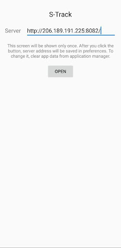 Android application S-Track Manager screenshort