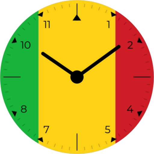 Android application Mali Analog Watch Face screenshort