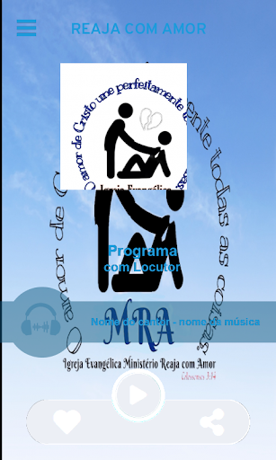 Android application Reaja com Amor screenshort