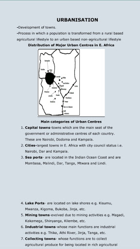 Android application Geography Notes screenshort