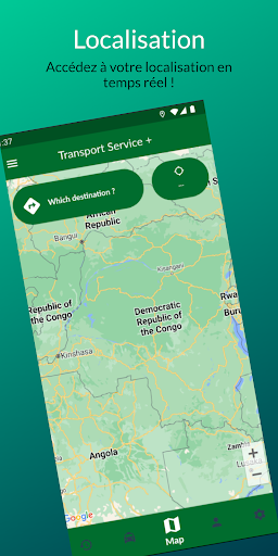 Android application Transport Service + screenshort