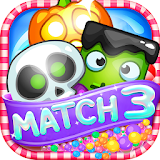 Halloween Games - Match 3 Candy Puzzle icon
