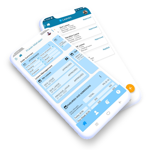 VidyaLekha Staff & Admin App Screen 2