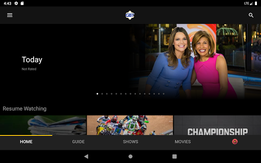 Screenshot of StreamIt powered by GBT