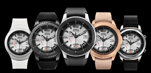 Classic Watch Face White Messa