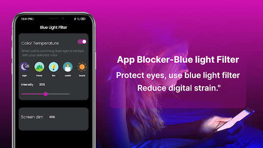 App Lock-Blue Light Filter