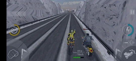 Kick racing - bike shoot games