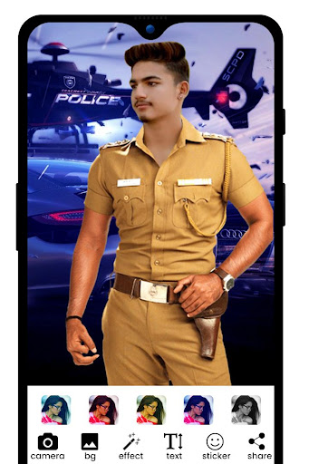 Police Suit Photo Editor Screen 3